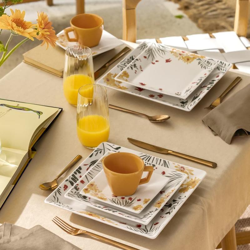 Jogo 6 Xícaras 200ml Com 6 Pires Quartier Nature Oxford Porcelanas